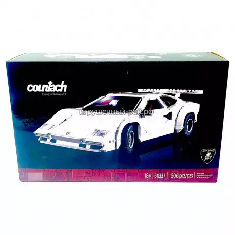 Конструктор Суперкар Ламборджини / Lamborghini Countach 5000 Quattrovalvole (1506 дет) 60337