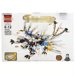 Конструктор Ниндзяго - Белый дракон (QS08, 654 дет) 70723L