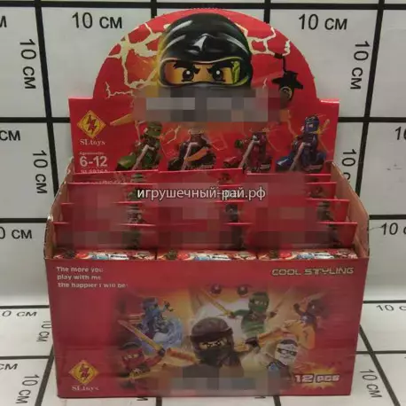 Конструкторы Ниндзяго в боксе 12 шт SL8936A