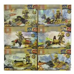 Конструкторы Ниндзяго (6 видов) упаковка из 12 шт A8012