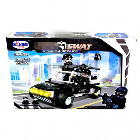 Конструктор Городская полиция (Winner Bricks, 136 дет) 1223