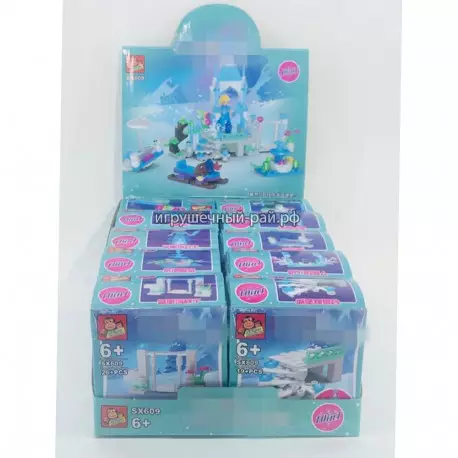 Конструкторы Холод (~26+ дет) в боксе 10 шт SX609