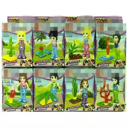 Конструкторы фигурки Френдс (Lebq, 8 видов) бокс из 16 шт 1963-1-8