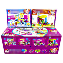 Конструкторы Френдс (G, 4 вида, ~123 дет) бокс из 8 шт 1020