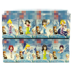 Конструкторы фигурки Холод (ZT, 8 видов) бокс из 16 шт 0842-1-8