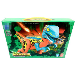 Конструктор Динозавр - Велоцираптор со звуком (Zuanma) 041-2