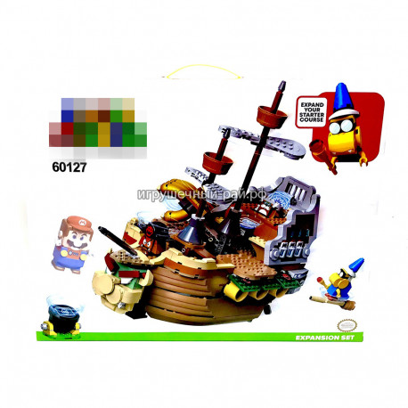 Конструктор Супер Марио - Летучий корабль Боузера (1179 дет) 60127