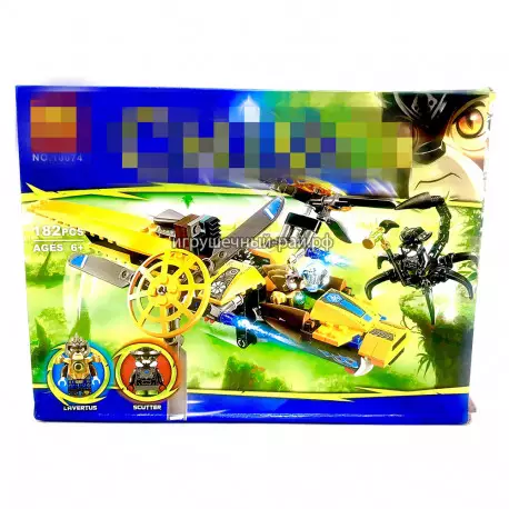 Конструктор Чима - Двухроторный вертолёт Лавертуса (Bela, 182 дет) 10074