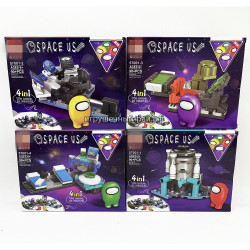 Конструкторы Амонг Ас (MG, ~90+ дет) бокс из 8 шт 57001