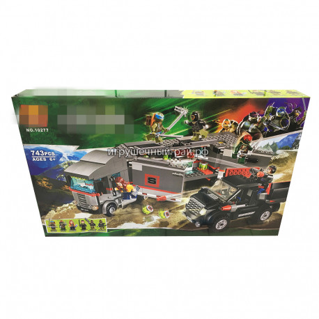 Конструктор Черепашки Ниндзя - Большая снежная машина для побега (Bela, 743 дет) 10277