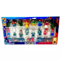 Фигурки для конструктора Супер-герои (набор из 16 шт) 4039