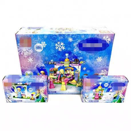 Конструктор Холодное сердце в уп 12 шт 8021