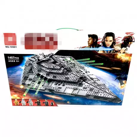 Конструктор Звёздные войны - Звёздный разрушитель первого ордена (Bela, 1457 дет) 10901