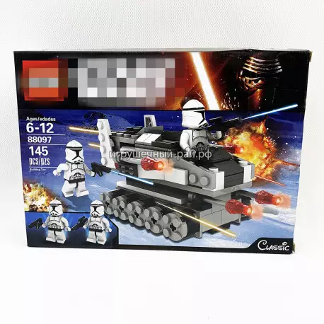 Конструктор Звёздные войны - Боевой отряд клонов (QS08, 145 дет) 88097