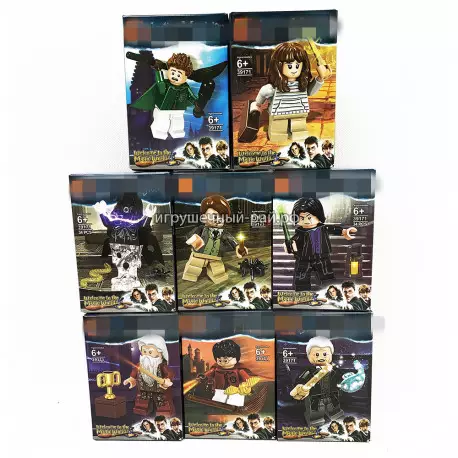 Конструкторы фигурки Гарри Поттер (Lele, 16 видов) бокс из 16 шт 39171