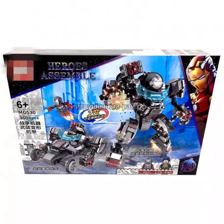 Конструктор Супер-герои - Железный человек (360 дет) MG530