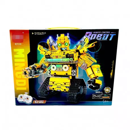 Конструктор Трансформеры - Бамблби вездеход на ПУ (Mingdi, 442 дет) 8733