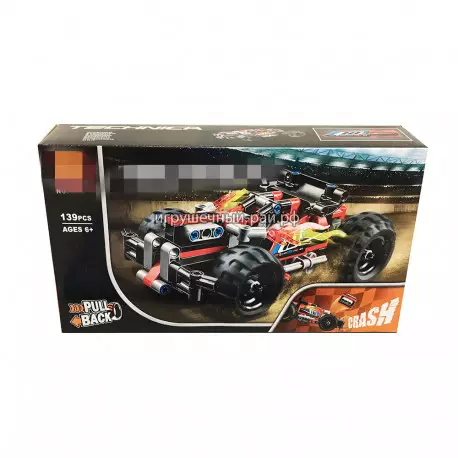 Конструктор Техник - Красный гоночный автомобиль (Bela, 139 дет) 10821