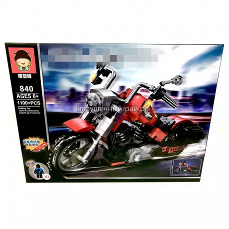 Конструктор Техник - Мотоцикл (1100+ дет) 840