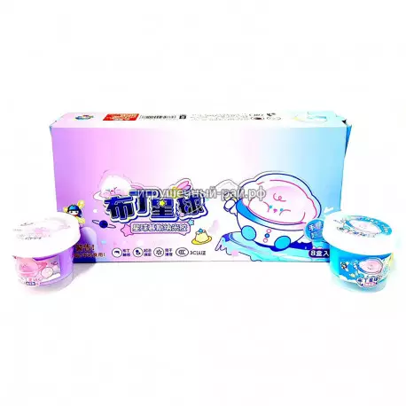 Лизун в банке бокс из 8 шт LY-A039