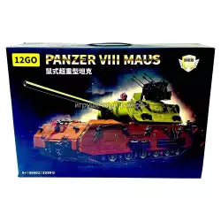 Конструктор Немецкий сверхтяжёлый танк Маус / Panzer VIII Maus (3339 дет) 98002