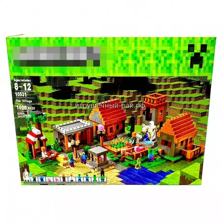 Конструктор Майнкрафт - Деревня (Bela, 1600 дет) 10531