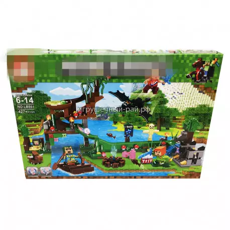 Конструктор Майнкрафт - Переправа (LB+, 427 дет) LB551