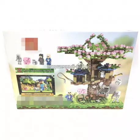 Конструктор Майнкрафт - Цветущая сакура (LQS, 612 дет) 81003