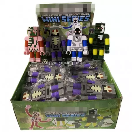 Пружинка - фигурка Майнкрафт бокс из 36 шт LP-1615