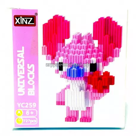 Микро-конструктор Стич (727 дет) XC259