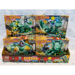 Конструкторы Аниме (M, 4 вида, ~133+ дет) бокс из 8 шт MG982