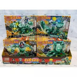 Конструкторы Аниме (M, 4 вида, ~133+ дет) бокс из 8 шт MG982