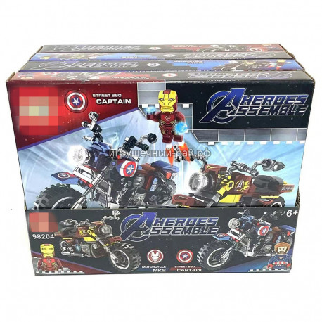 Конструкторы Супер-герои (818) бокс из 4 шт 98204