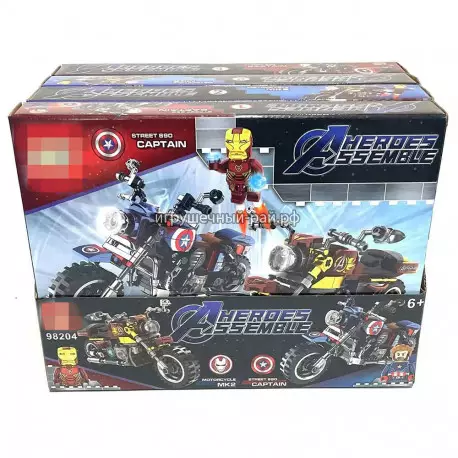 Конструкторы Супер-герои (818) бокс из 4 шт 98204