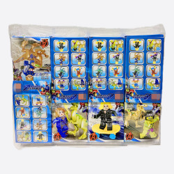 Конструкторы фигурки Супер-герои (ZT, 8 видов) упаковка из 8 шт 0869