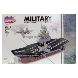 Конструктор Военный крейсер (352 дет) 40011