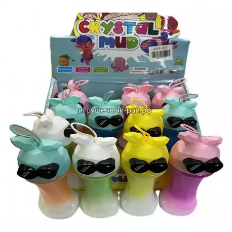 Слаймы в тубе (17 см) бокс из 12 шт 2025-207