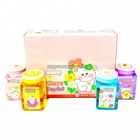 Слаймы в банке бокс из 12 шт LY2079