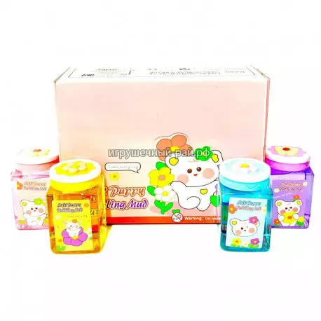 Слаймы в банке бокс из 12 шт LY2079