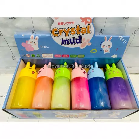 Слаймы в тубе Кролики бокс из 12 шт 82584-17