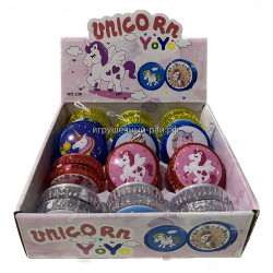 Йо-йо Юникорн (диаметр 5 см) бокс из 12 шт YOYO238
