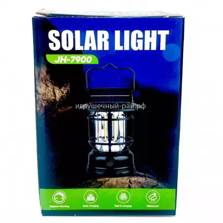 Солнечный уличный фонарь для кемпинга с ручкой GHY-237