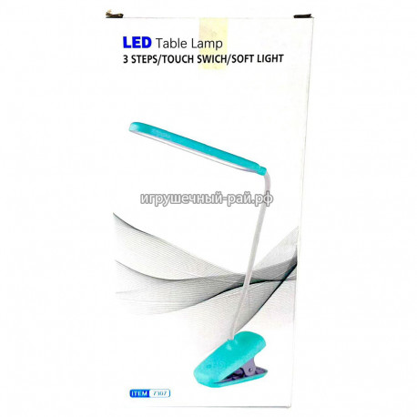 Лампа настольная с регулируемой яркостью и зажимом ZG0917