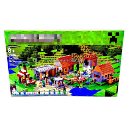 Конструктор Майнкрафт - Деревня (1600 дет) 11818