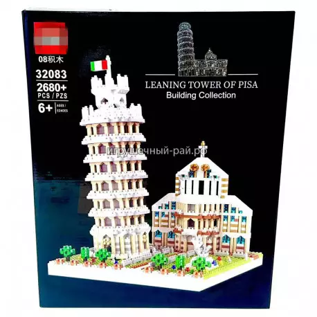 Микро-конструктор Пизанская башня (2680 дет) 32083