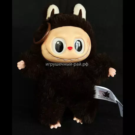 Мягкая игрушка Лабубу в костюме дракона (коричневый)