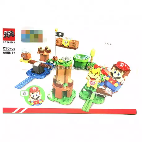 Конструктор Марио - Приключения вместе с Марио (231 дет) 60020A