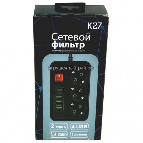 Сетевой фильтр удлинитель K27U