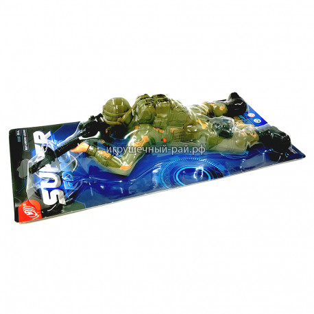 Интерактивная игрушка Солдатик (ползает) на блистере HD915-02