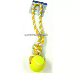 Игрушка для собак грейфер веревка плетеная мяч ручка (упаковка из 12 шт) PBB-19571